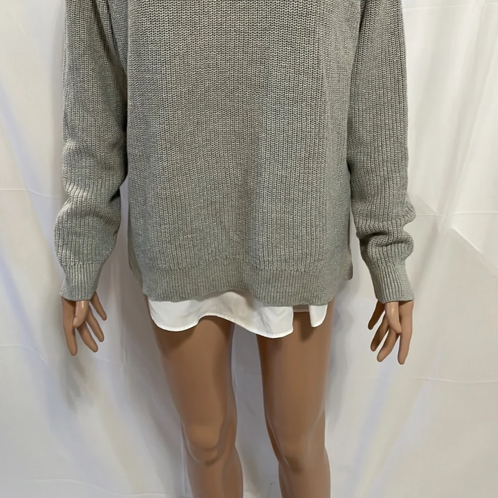 Lauren Ralph Lauren Layered Cable-Knit Sweater - Picture 5 of 8